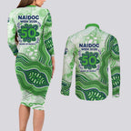 Canberra Raiders NAIDOC Week 2026 Couples Matching Long Sleeve Bodycon Dress and Long Sleeve Button Shirt First Nations of Australia Aboriginal Mascot Rugby