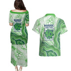 Canberra Raiders NAIDOC Week 2026 Couples Matching Puletasi and Hawaiian Shirt First Nations of Australia Aboriginal Mascot Rugby