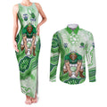 Canberra Raiders NAIDOC Week 2026 Couples Matching Tank Maxi Dress and Long Sleeve Button Shirt First Nations of Australia Aboriginal Mascot Rugby