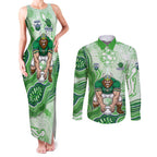 Canberra Raiders NAIDOC Week 2026 Couples Matching Tank Maxi Dress and Long Sleeve Button Shirt First Nations of Australia Aboriginal Mascot Rugby