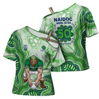 Canberra Raiders NAIDOC Week 2026 Cross Shoulder Shirt First Nations of Australia Aboriginal Mascot Rugby