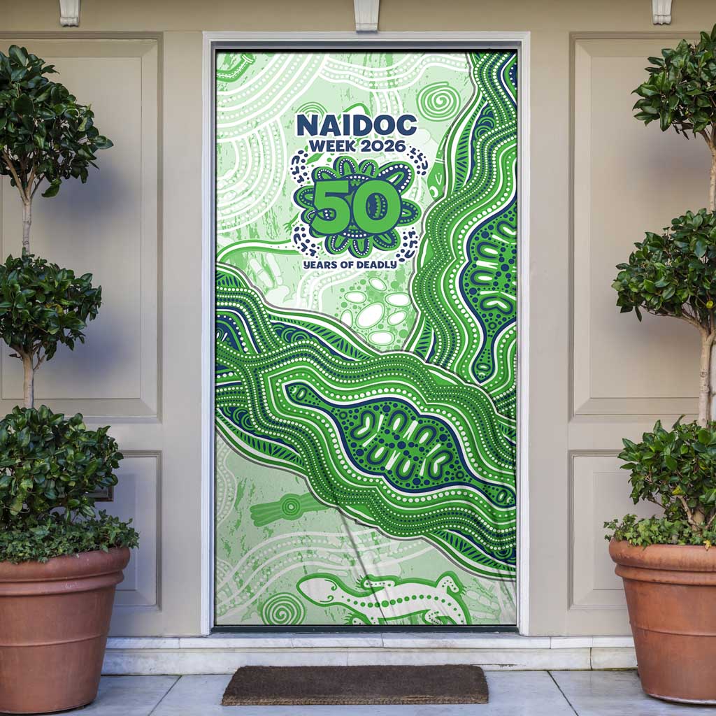 Canberra Raiders NAIDOC Week 2026 Door Cover First Nations of Australia Aboriginal Mascot Rugby