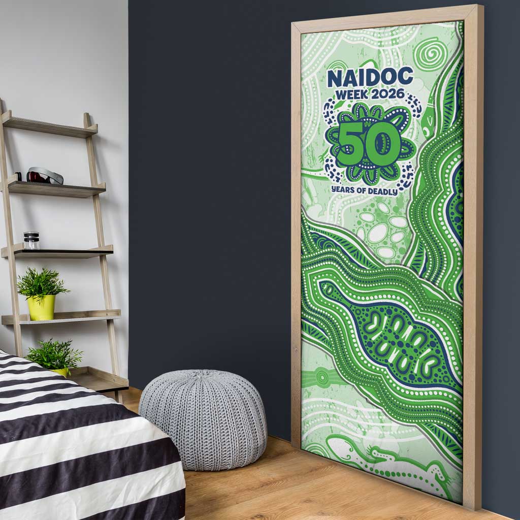 Canberra Raiders NAIDOC Week 2026 Door Cover First Nations of Australia Aboriginal Mascot Rugby