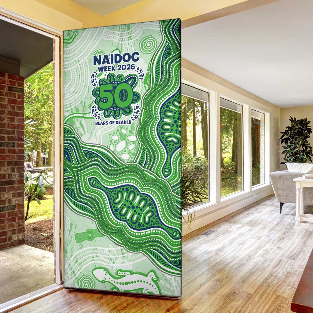 Canberra Raiders NAIDOC Week 2026 Door Cover First Nations of Australia Aboriginal Mascot Rugby