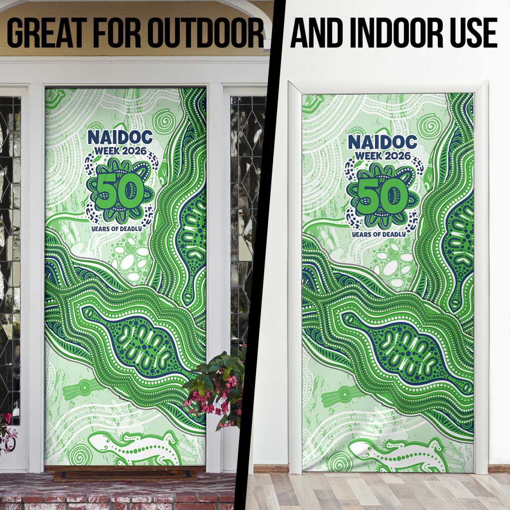 Canberra Raiders NAIDOC Week 2026 Door Cover First Nations of Australia Aboriginal Mascot Rugby