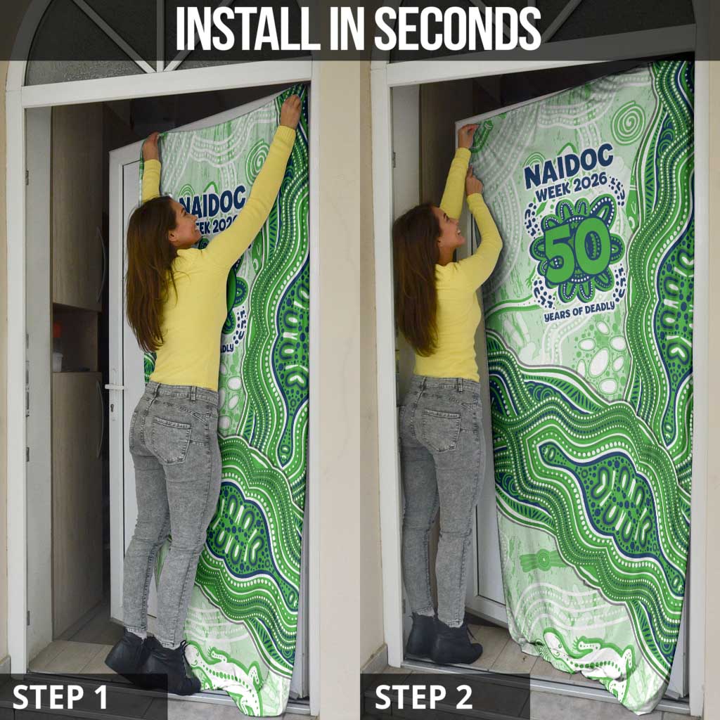 Canberra Raiders NAIDOC Week 2026 Door Cover First Nations of Australia Aboriginal Mascot Rugby