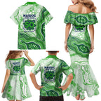 Canberra Raiders NAIDOC Week 2026 Family Matching Mermaid Dress and Hawaiian Shirt First Nations of Australia Aboriginal Mascot Rugby