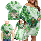Canberra Raiders NAIDOC Week 2026 Family Matching Off Shoulder Short Dress and Hawaiian Shirt First Nations of Australia Aboriginal Mascot Rugby