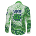 Canberra Raiders NAIDOC Week 2026 Family Matching Off Shoulder Short Dress and Hawaiian Shirt First Nations of Australia Aboriginal Mascot Rugby