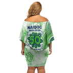 Canberra Raiders NAIDOC Week 2026 Family Matching Off Shoulder Short Dress and Hawaiian Shirt First Nations of Australia Aboriginal Mascot Rugby