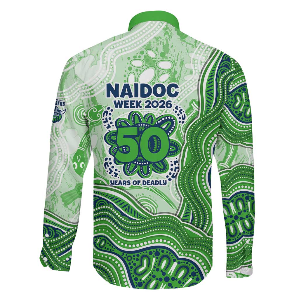 Canberra Raiders NAIDOC Week 2026 Family Matching Short Sleeve Bodycon Dress and Hawaiian Shirt First Nations of Australia Aboriginal Mascot Rugby