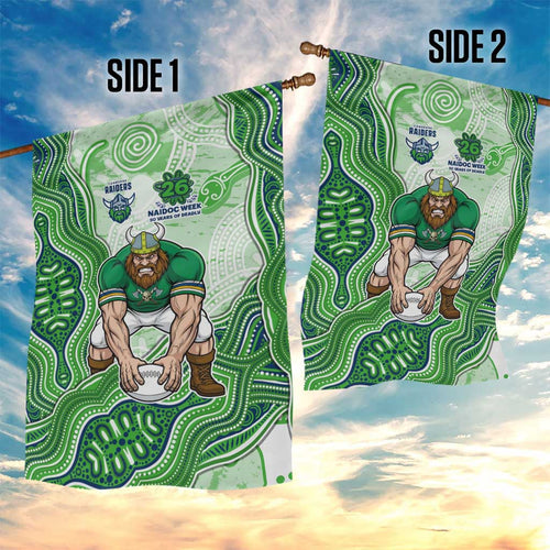 Canberra Raiders NAIDOC Week 2026 Garden Flag First Nations of Australia Aboriginal Mascot Rugby
