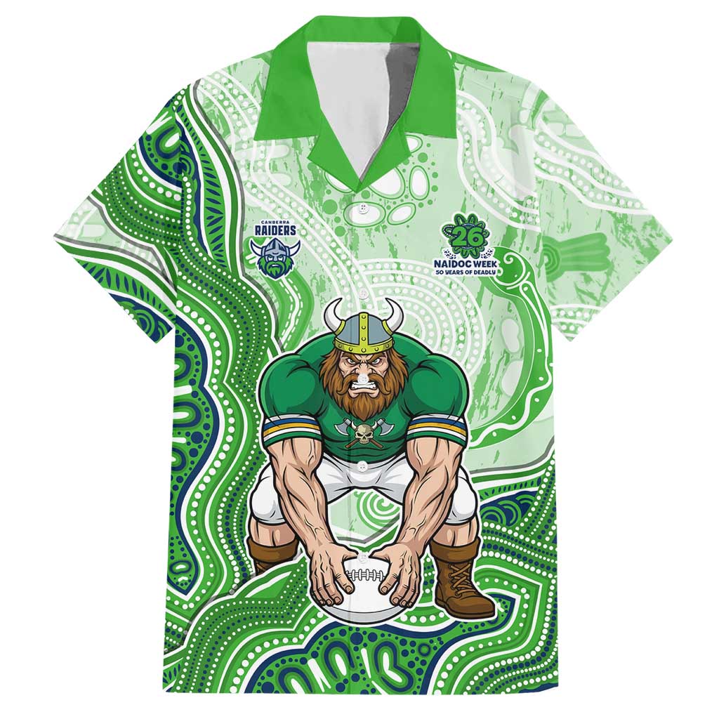 Canberra Raiders NAIDOC Week 2026 Hawaiian Shirt First Nations of Australia Aboriginal Mascot Rugby
