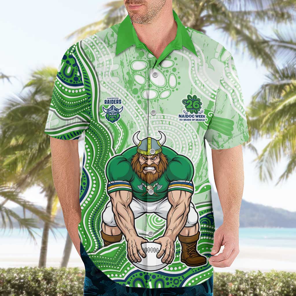 Canberra Raiders NAIDOC Week 2026 Hawaiian Shirt First Nations of Australia Aboriginal Mascot Rugby