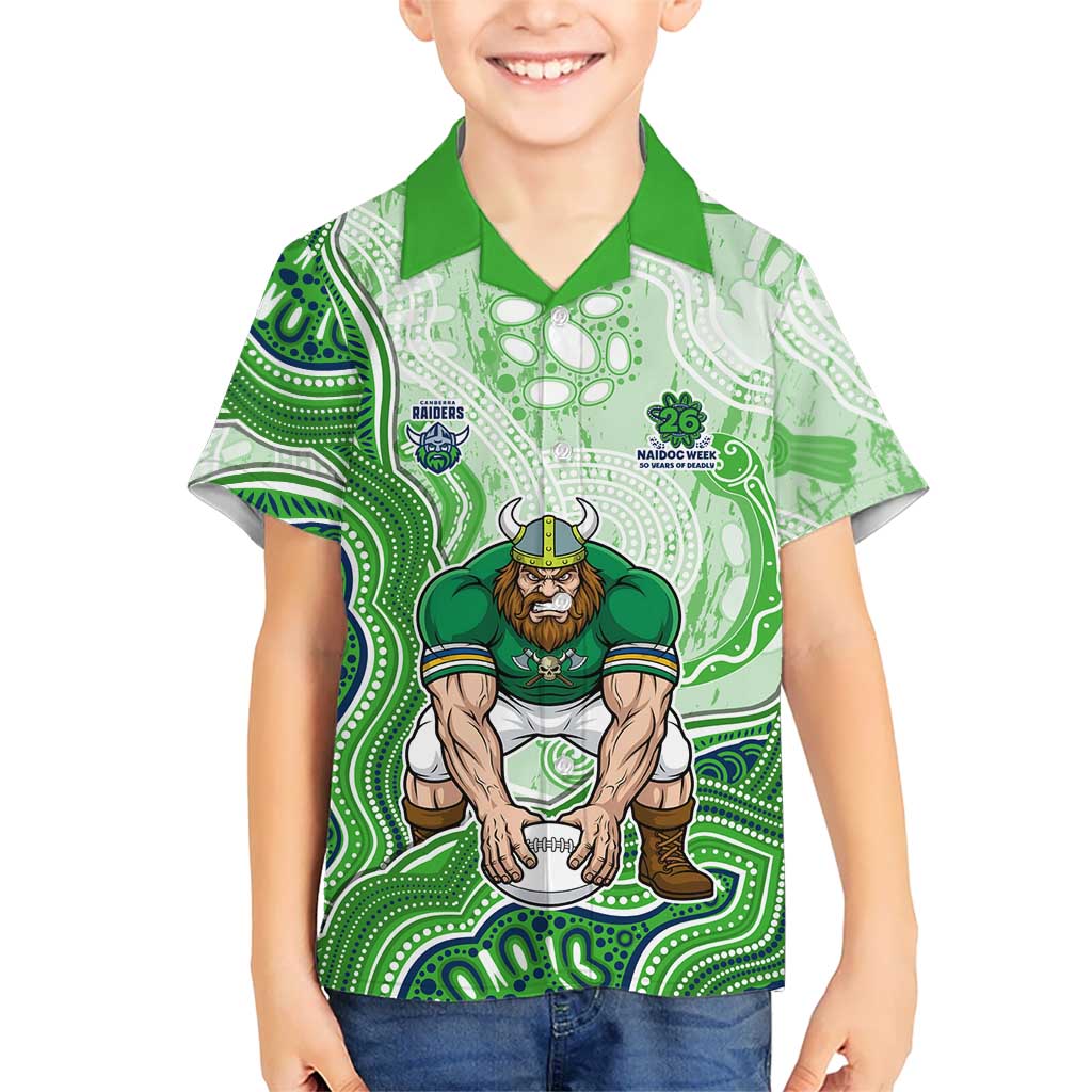 Canberra Raiders NAIDOC Week 2026 Hawaiian Shirt First Nations of Australia Aboriginal Mascot Rugby