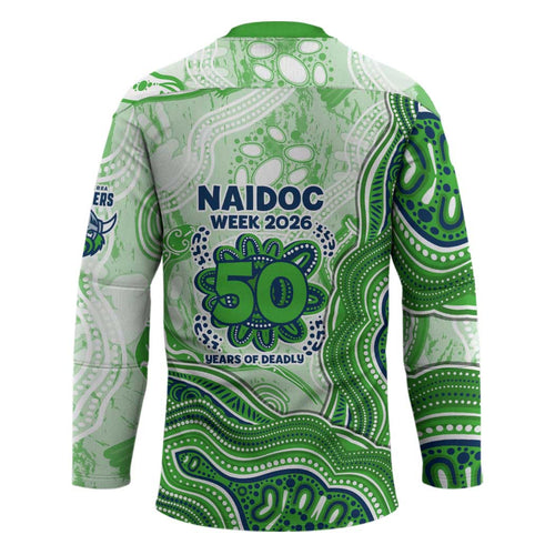 Canberra Raiders NAIDOC Week 2026 Hockey Jersey First Nations of Australia Aboriginal Mascot Rugby