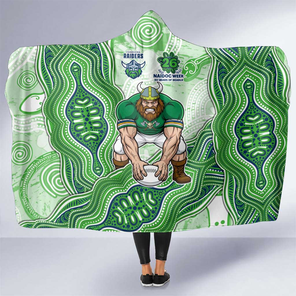 Canberra Raiders NAIDOC Week 2026 Hooded Blanket First Nations of Australia Aboriginal Mascot Rugby
