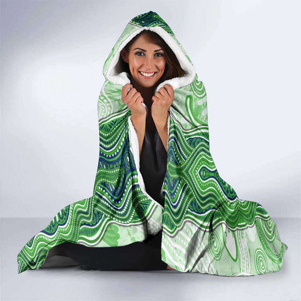 Canberra Raiders NAIDOC Week 2026 Hooded Blanket First Nations of Australia Aboriginal Mascot Rugby