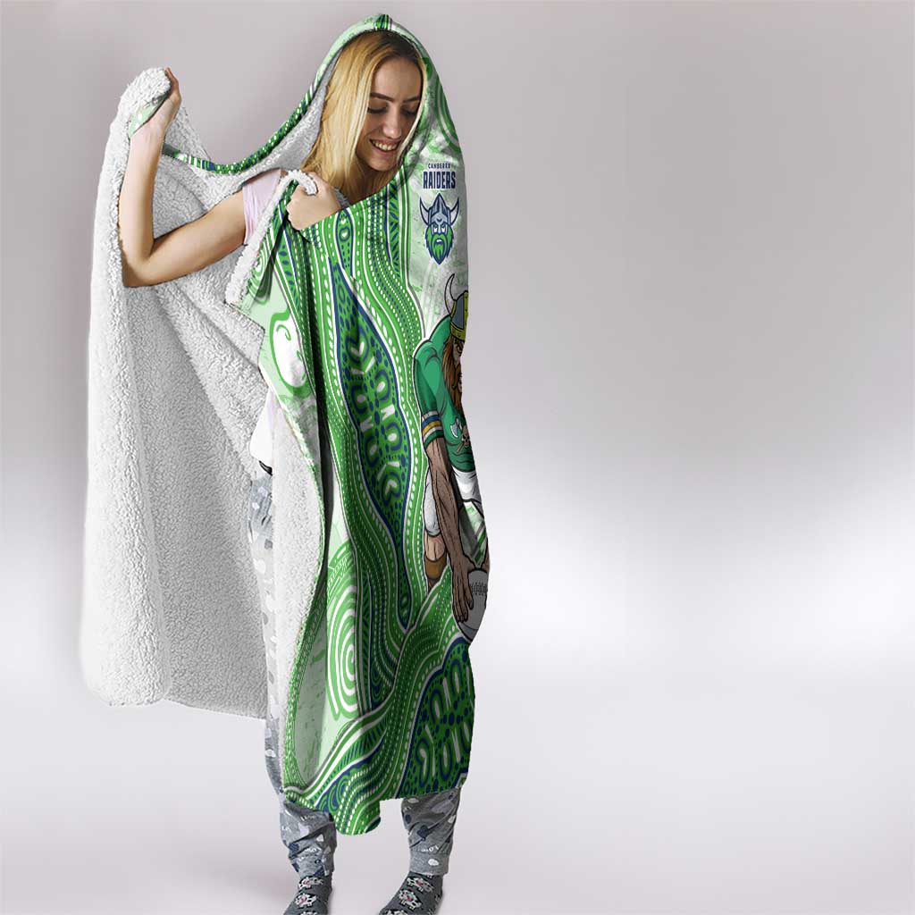 Canberra Raiders NAIDOC Week 2026 Hooded Blanket First Nations of Australia Aboriginal Mascot Rugby