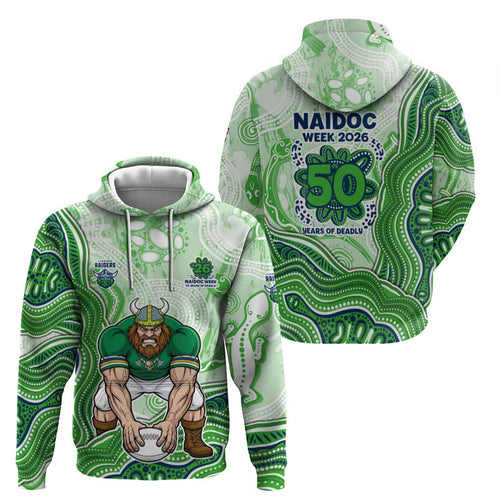 Canberra Raiders NAIDOC Week 2026 Hoodie First Nations of Australia Aboriginal Mascot Rugby