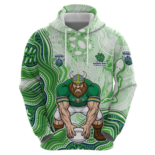 Canberra Raiders NAIDOC Week 2026 Hoodie First Nations of Australia Aboriginal Mascot Rugby