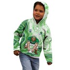 Canberra Raiders NAIDOC Week 2026 Kid Hoodie First Nations of Australia Aboriginal Mascot Rugby