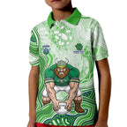 Canberra Raiders NAIDOC Week 2026 Kid Polo Shirt First Nations of Australia Aboriginal Mascot Rugby