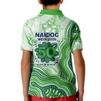 Canberra Raiders NAIDOC Week 2026 Kid Polo Shirt First Nations of Australia Aboriginal Mascot Rugby