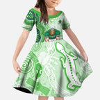 Canberra Raiders NAIDOC Week 2026 Kid Short Sleeve Dress First Nations of Australia Aboriginal Mascot Rugby