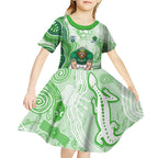 Canberra Raiders NAIDOC Week 2026 Kid Short Sleeve Dress First Nations of Australia Aboriginal Mascot Rugby