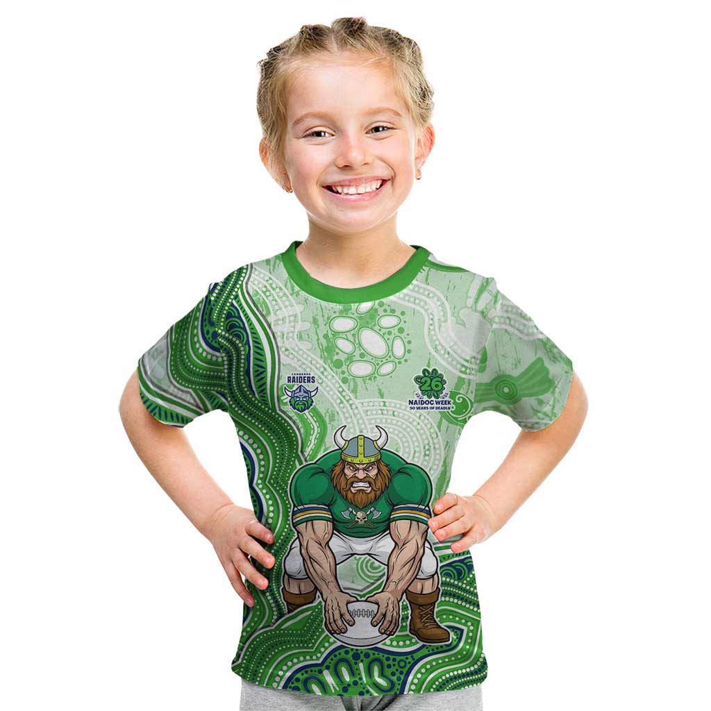 Canberra Raiders NAIDOC Week 2026 Kid T Shirt First Nations of Australia Aboriginal Mascot Rugby
