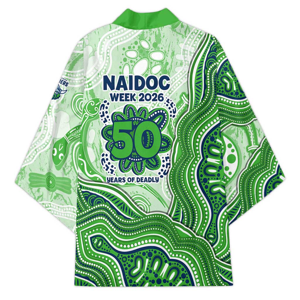 Canberra Raiders NAIDOC Week 2026 Kimono First Nations of Australia Aboriginal Mascot Rugby
