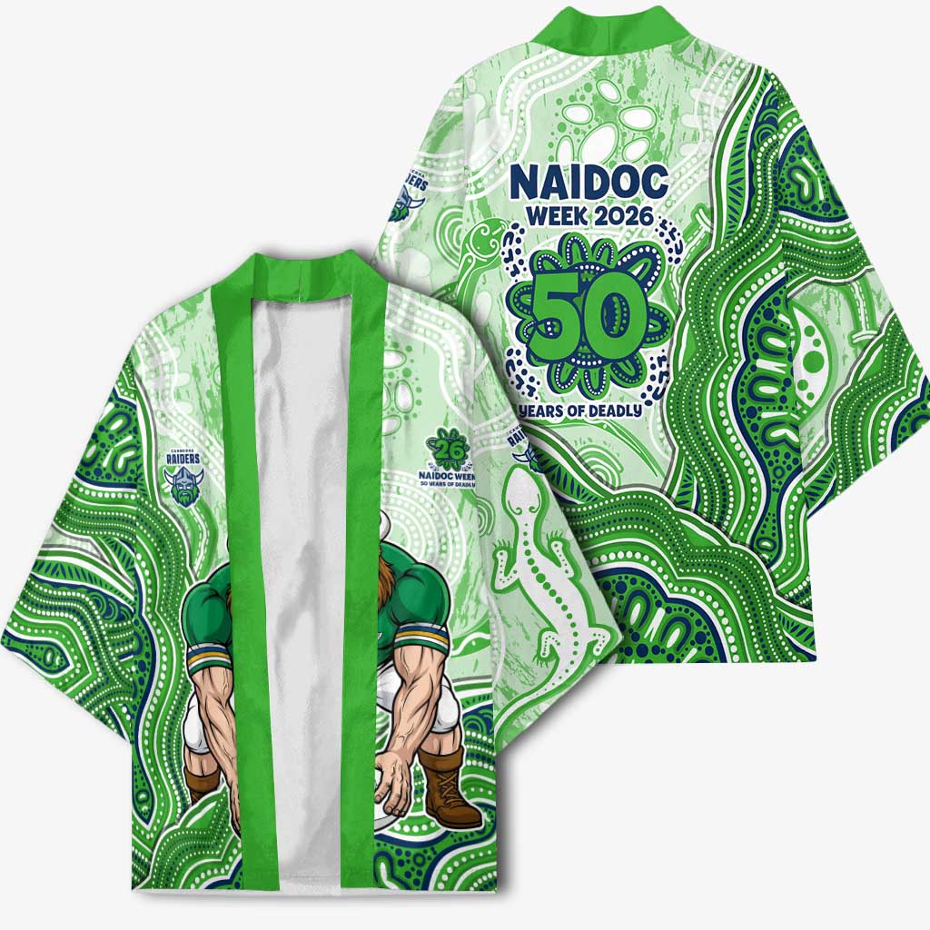 Canberra Raiders NAIDOC Week 2026 Kimono First Nations of Australia Aboriginal Mascot Rugby
