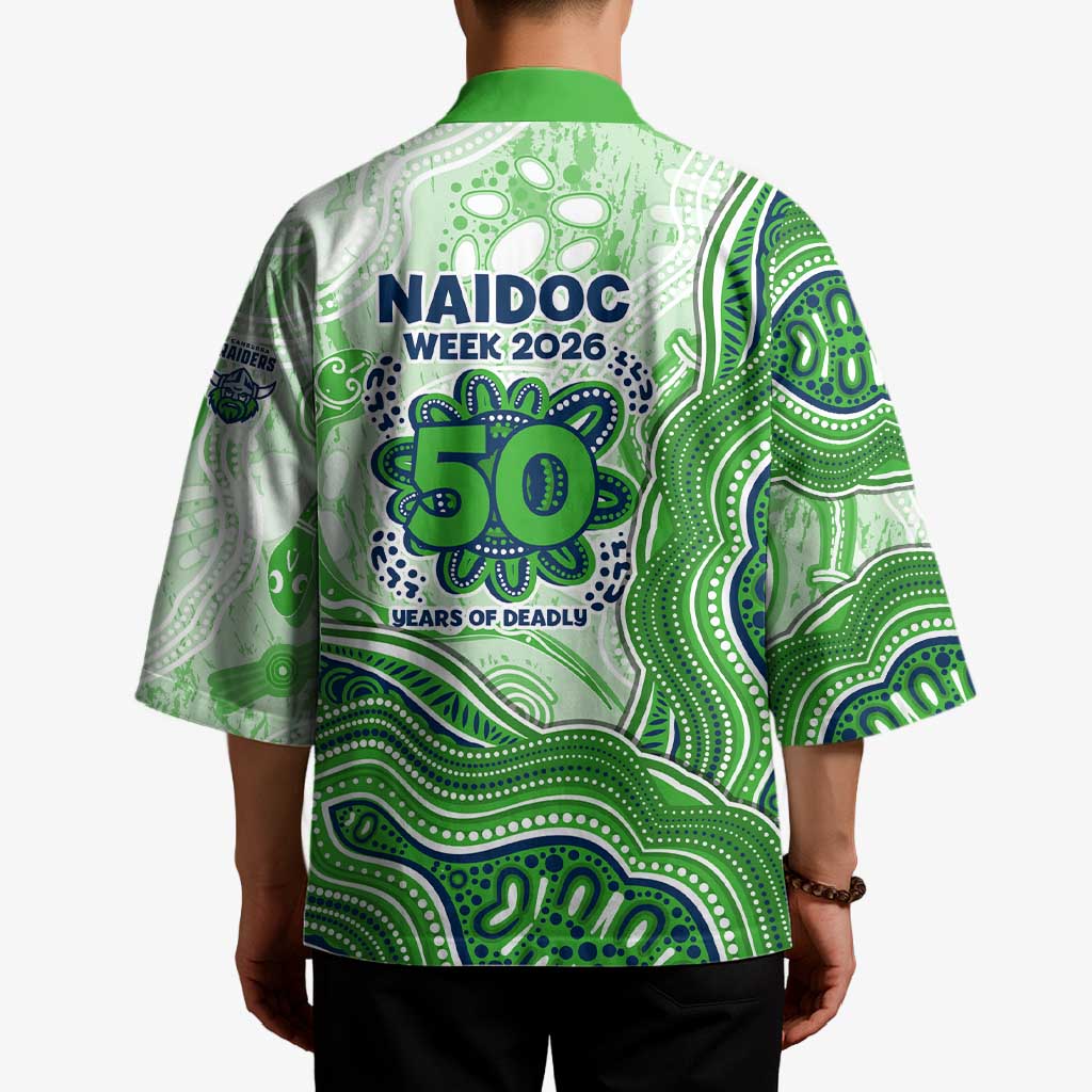 Canberra Raiders NAIDOC Week 2026 Kimono First Nations of Australia Aboriginal Mascot Rugby