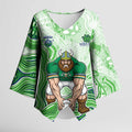 Canberra Raiders NAIDOC Week 2026 Kimono Sleeve Blouse First Nations of Australia Aboriginal Mascot Rugby