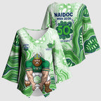 Canberra Raiders NAIDOC Week 2026 Kimono Sleeve Blouse First Nations of Australia Aboriginal Mascot Rugby