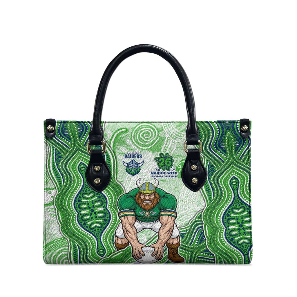 Canberra Raiders NAIDOC Week 2026 Leather Bag First Nations of Australia Aboriginal Mascot Rugby