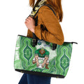 Canberra Raiders NAIDOC Week 2026 Leather Tote Bag First Nations of Australia Aboriginal Mascot Rugby