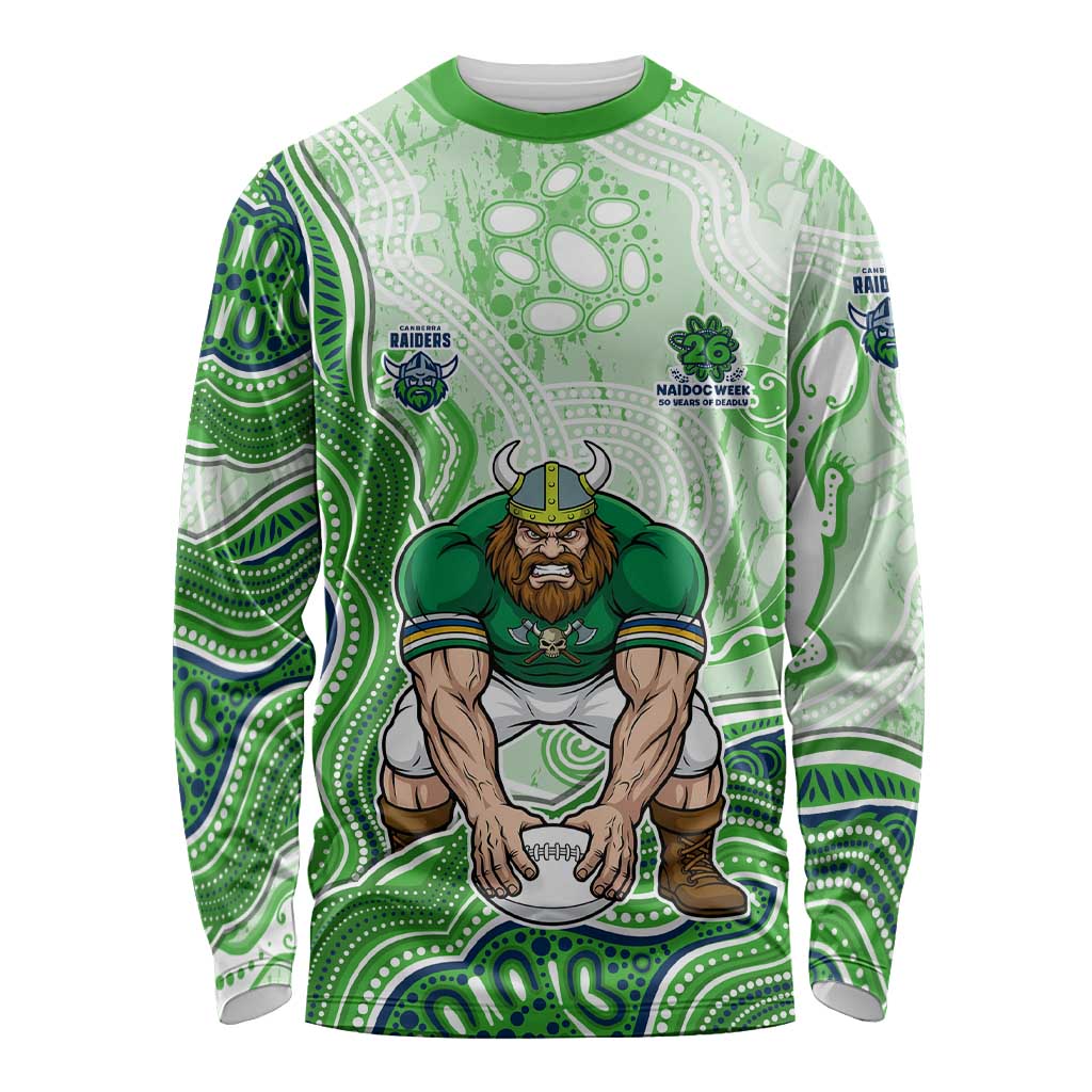 Canberra Raiders NAIDOC Week 2026 Long Sleeve Shirt First Nations of Australia Aboriginal Mascot Rugby