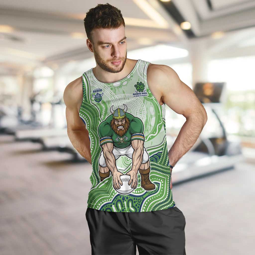 Canberra Raiders NAIDOC Week 2026 Men Tank Top First Nations of Australia Aboriginal Mascot Rugby