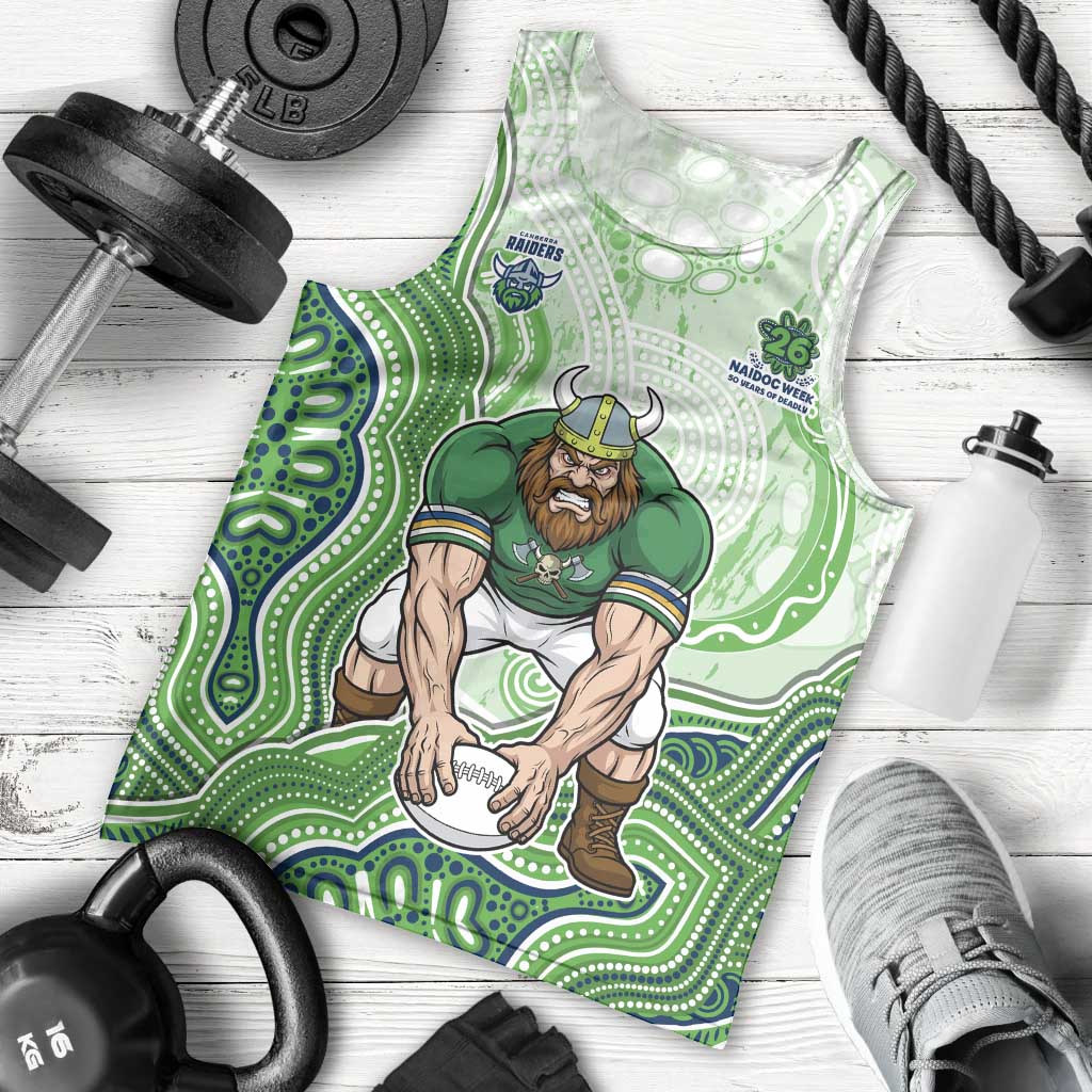 Canberra Raiders NAIDOC Week 2026 Men Tank Top First Nations of Australia Aboriginal Mascot Rugby