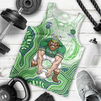 Canberra Raiders NAIDOC Week 2026 Men Tank Top First Nations of Australia Aboriginal Mascot Rugby