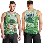 Canberra Raiders NAIDOC Week 2026 Men Tank Top First Nations of Australia Aboriginal Mascot Rugby