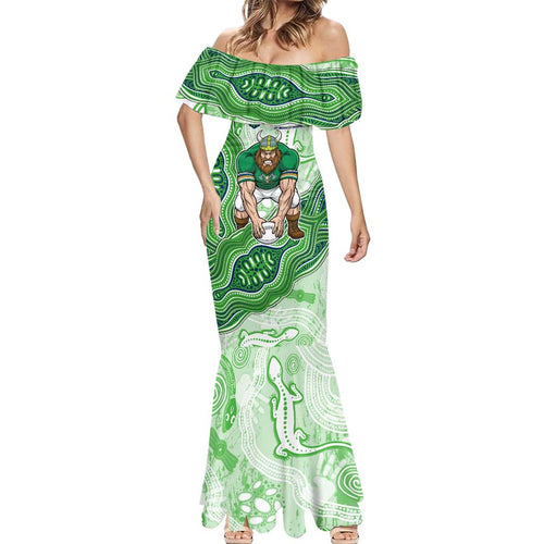 Canberra Raiders NAIDOC Week 2026 Mermaid Dress First Nations of Australia Aboriginal Mascot Rugby
