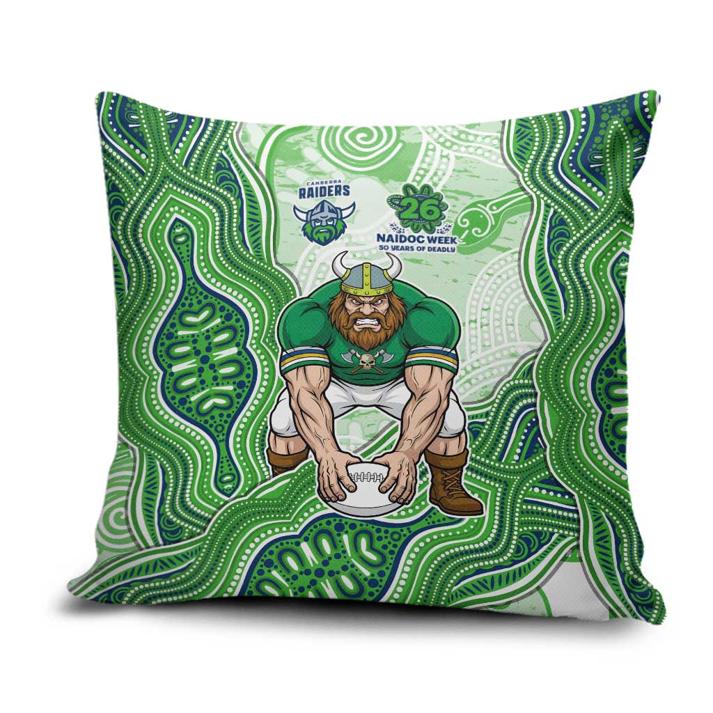Canberra Raiders NAIDOC Week 2026 Pillow Cover First Nations of Australia Aboriginal Mascot Rugby