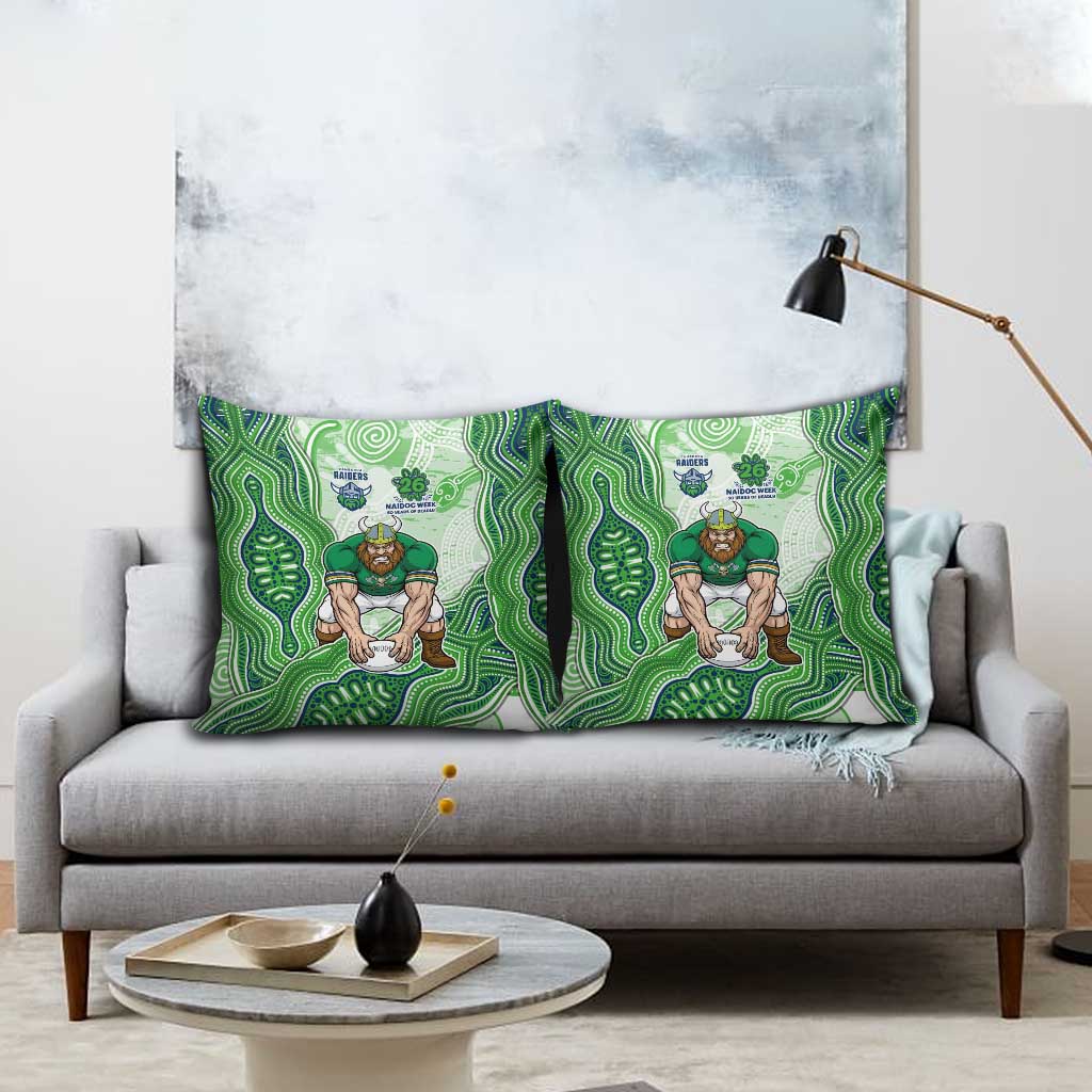 Canberra Raiders NAIDOC Week 2026 Pillow Cover First Nations of Australia Aboriginal Mascot Rugby