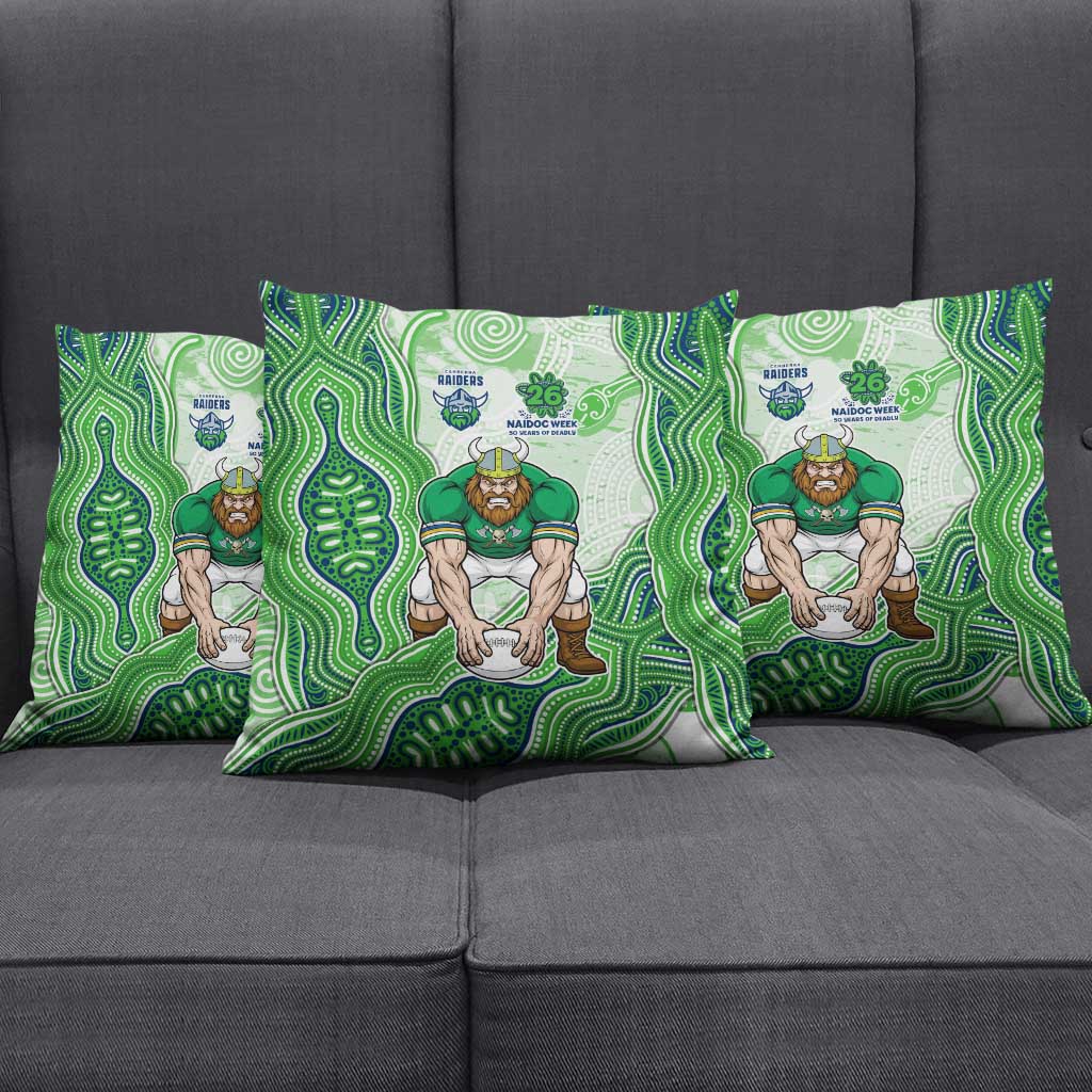 Canberra Raiders NAIDOC Week 2026 Pillow Cover First Nations of Australia Aboriginal Mascot Rugby