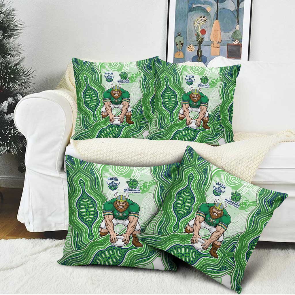 Canberra Raiders NAIDOC Week 2026 Pillow Cover First Nations of Australia Aboriginal Mascot Rugby