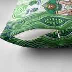Canberra Raiders NAIDOC Week 2026 Pillow Cover First Nations of Australia Aboriginal Mascot Rugby