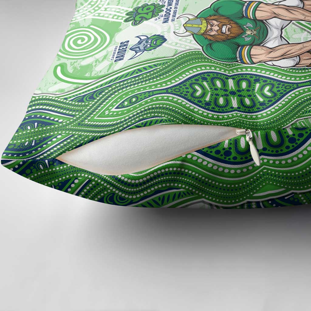 Canberra Raiders NAIDOC Week 2026 Pillow Cover First Nations of Australia Aboriginal Mascot Rugby